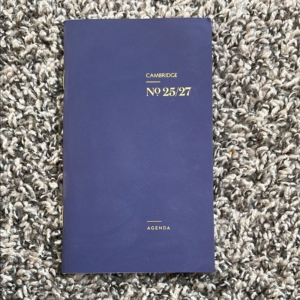 Blue Agenda Calendar 2025-2027